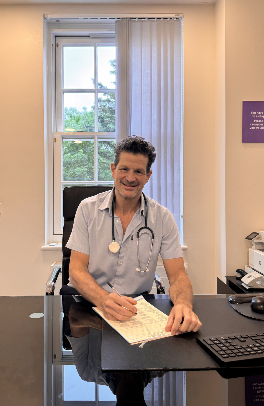 Dr Adam Wander at the Hospital of St John & St Elizabeth
